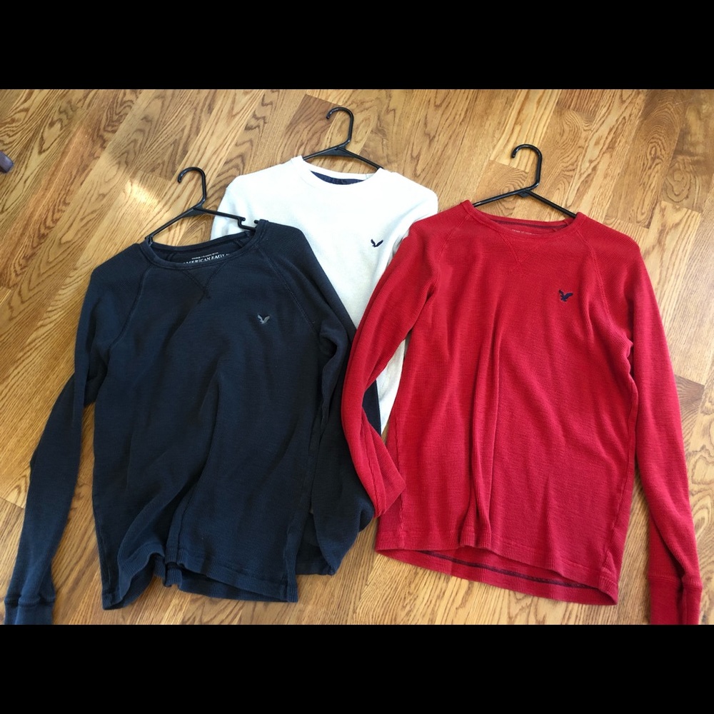 THREE American Eagle Thermals LOT